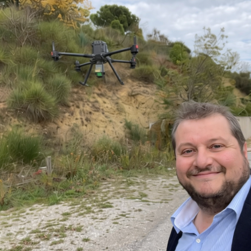 pilota drone